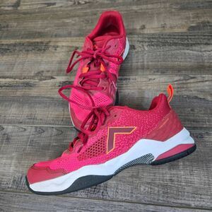 Tyrol Smash Women’s Pickleball Shoes red pink orange white sz women's 7 active